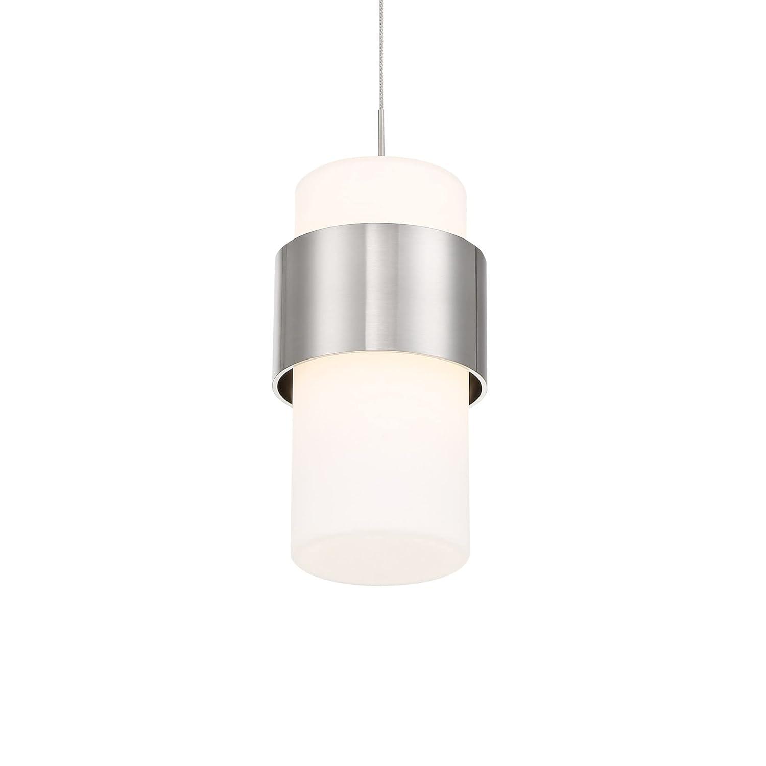 Banded 1 - Light LED Cylinder Pendant