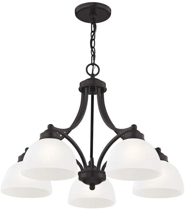 Livex Lighting Somerset 5 - Light Chandelier in  English Bronze
