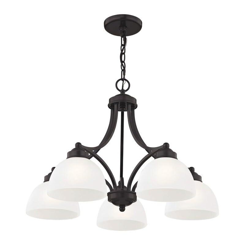 Livex Lighting Somerset 5 - Light Chandelier in  English Bronze