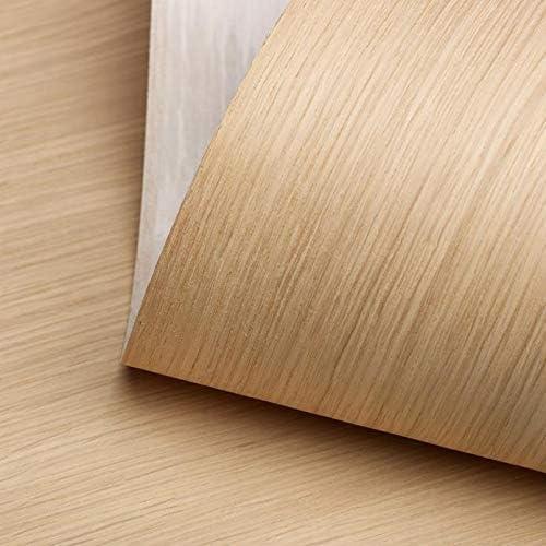 White Oak Rift Wood Veneer Sheet, 24” x 48”, Non Glued, 10 mil Paper Back, “A” Grade Veneer Face – Easy to Apply White Oak Veneer Sheet – Veneer Sheets for Restoration of Furniture