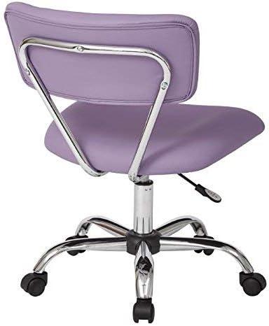 OSP Home Furnishings Vista Task Office Chair in Purple Faux leather