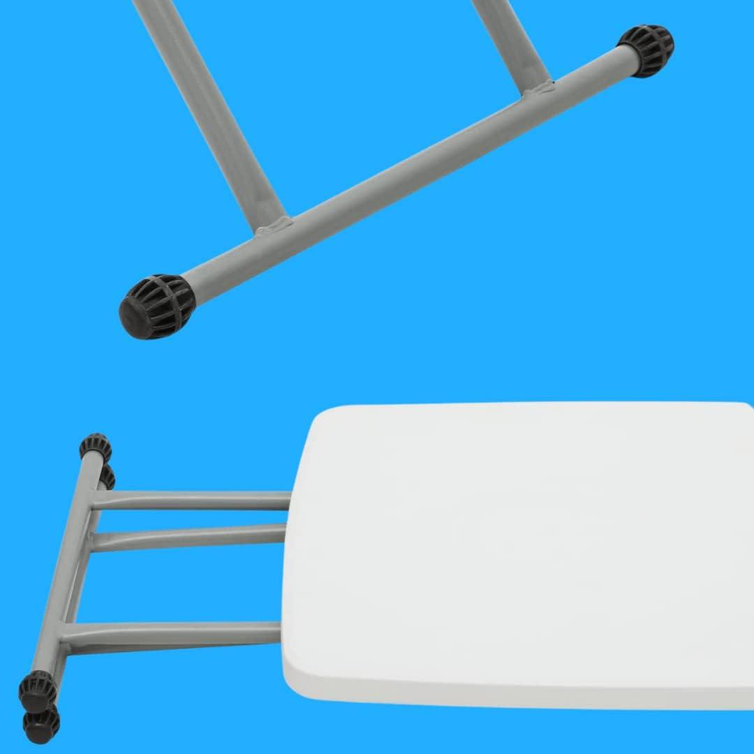 New Home Era Folding TV Trays, White