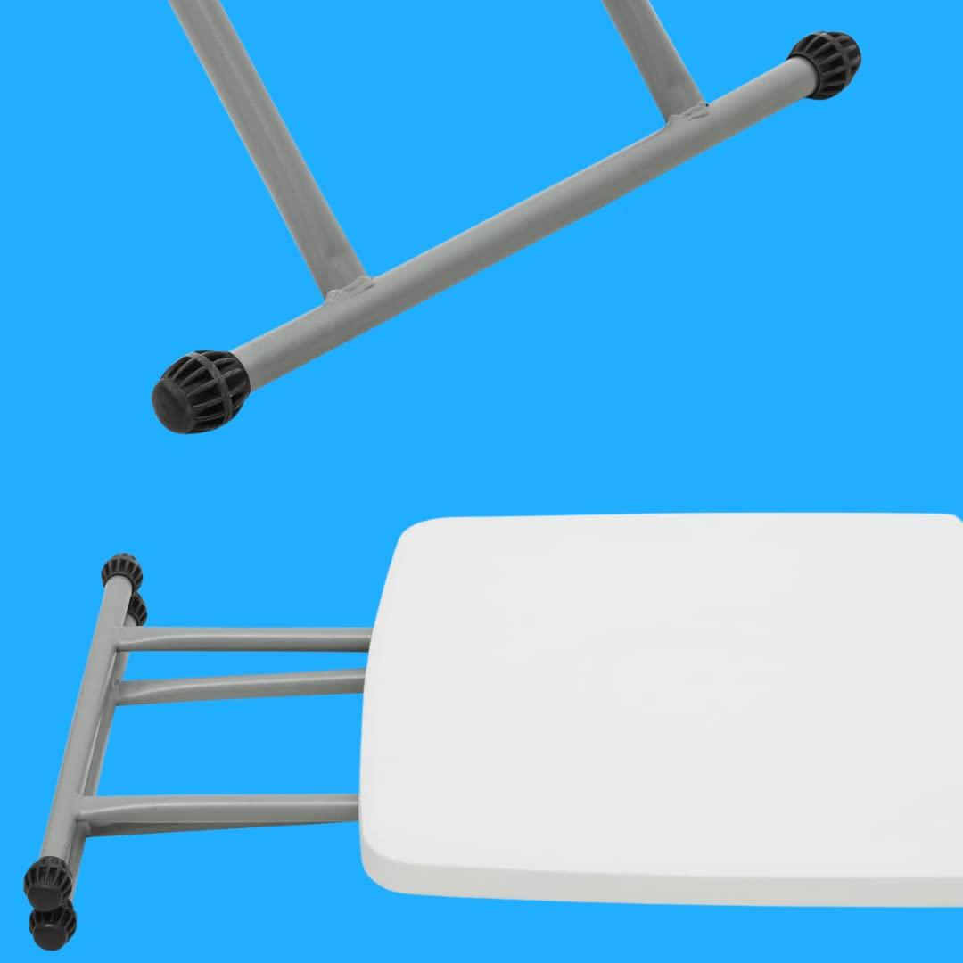 New Home Era Folding TV Trays, White