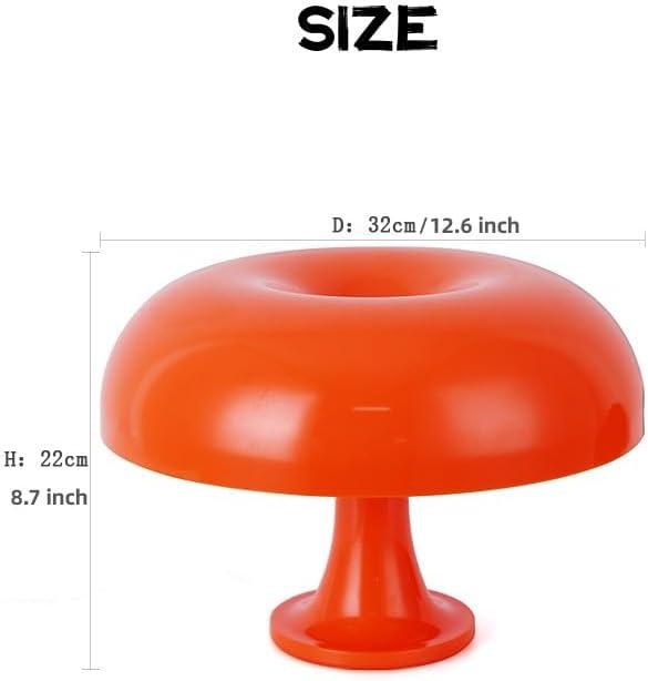 Virwir Mushroom Lamp Retro Vintage Table Lamp Elegant Aesthetic 20W Bedside Night Light for Women Kids Gifts