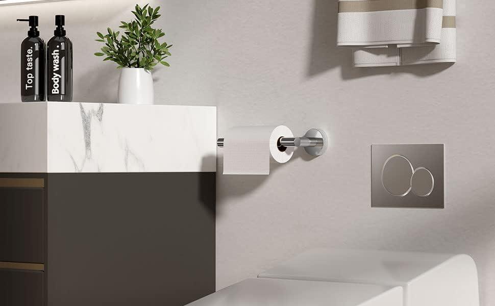 Polished Chrome Stainless Steel Wall Mounted Toilet Paper Holder