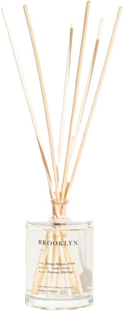 Brooklyn Sage and Cassis Reed Diffuser with Rattan Reeds