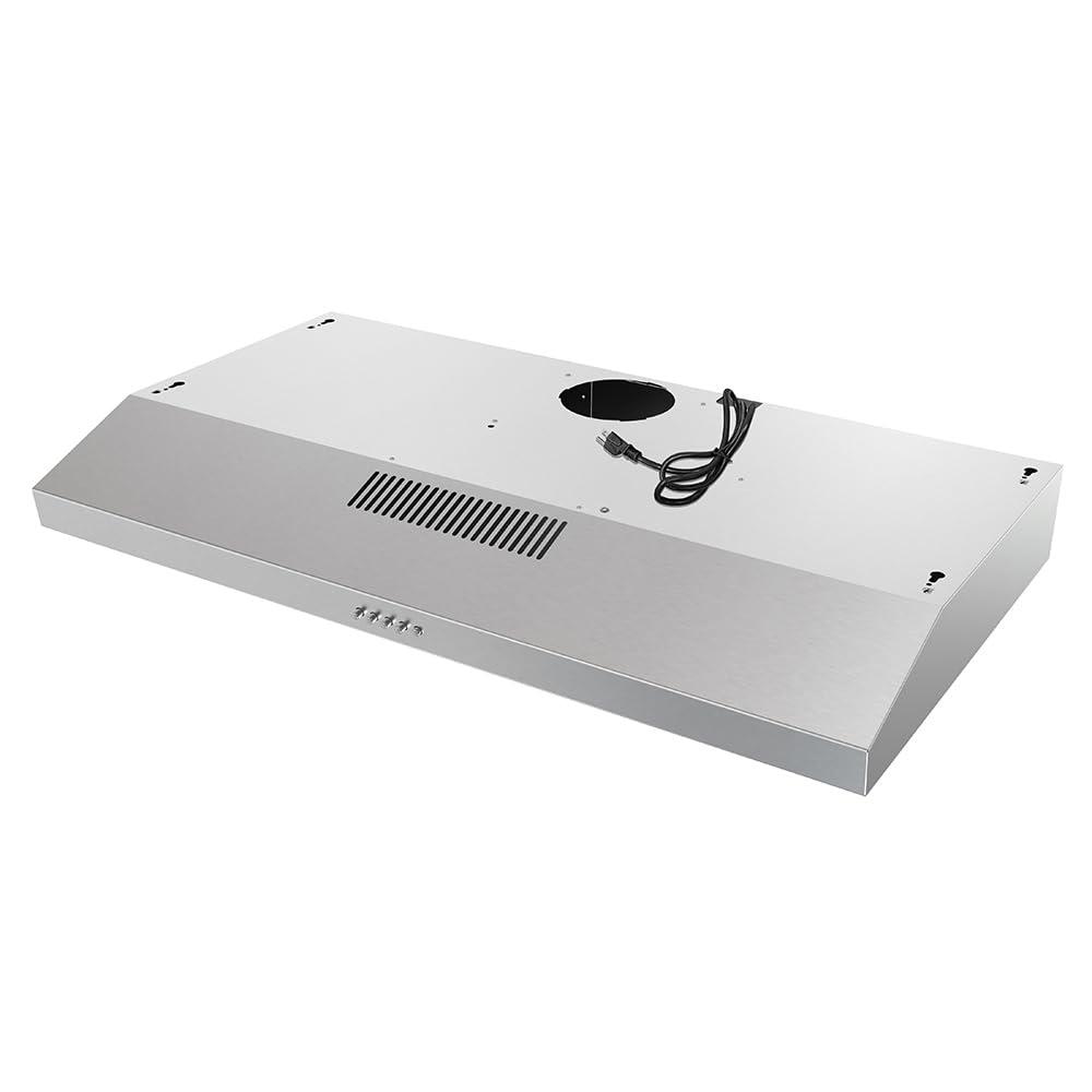 Streamline Lagundo 36" 80 Cubic Feet Per Minute Ducted Under Cabinet Range Hood with Mesh Filter and Light Included