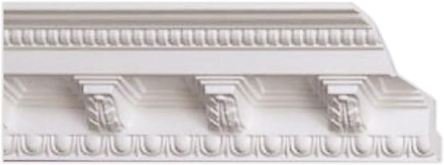 White Styrofoam Corbels Crown Molding 6.5 ft Pack of 5