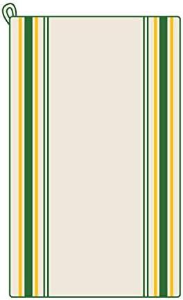 Aunt Martha's Vintage 1930 Striped Towels - Green Set of 3