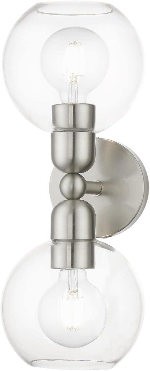 Livex Lighting Downtown 2 - Light Vanity in  Brushed Nickel