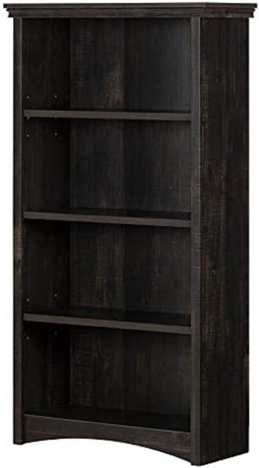 57.75" Gascony 4 Shelf Bookcase Black - South Shore