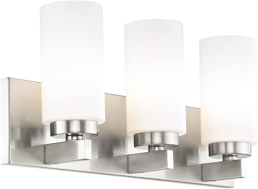 Livex Lighting West Lake 3 - Light Vanity in  Brushed Nickel