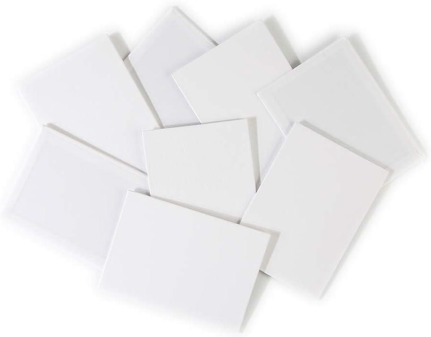 Madisi Painting Canvas Panels 72 Pack, 5X7, Classroom Value Pack Art Canvas
