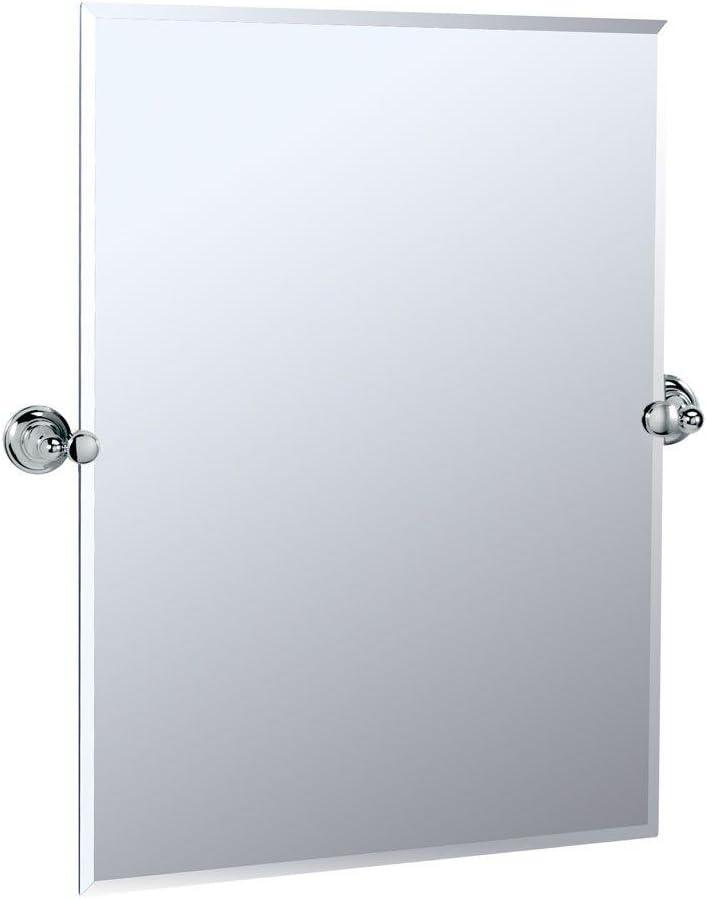 Tiara Frameless 31.5"H Rectangle Wall Mirror | Bathroom Vanity Mirror