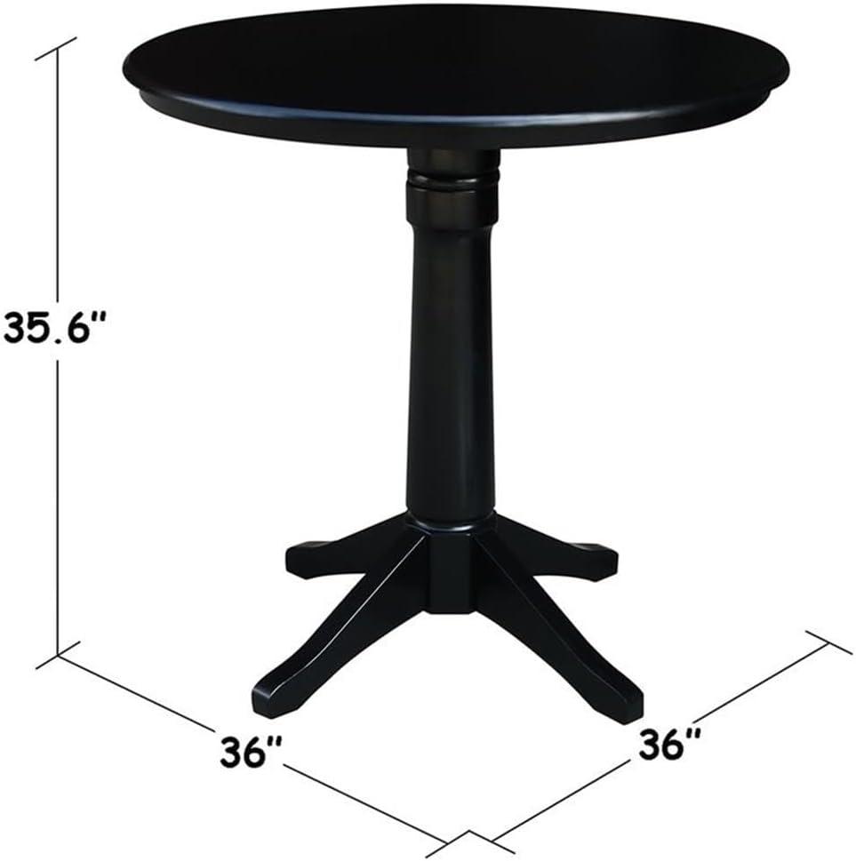 International Concepts 36" Round Top Pedestal Table - 34.9"H