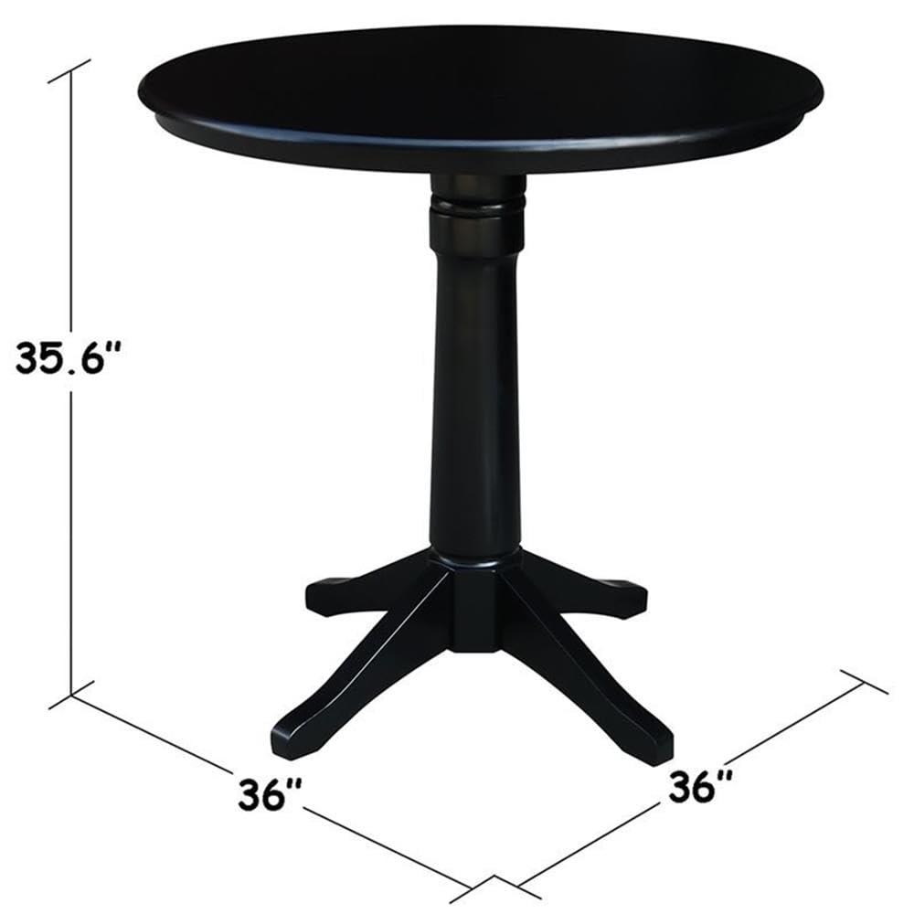 International Concepts 36" Round Top Pedestal Table - 34.9"H