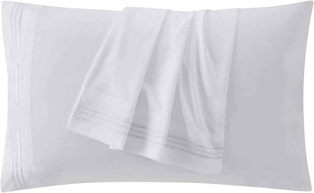 White Queen Organic Cotton Microfiber Deep Pocket Sheet Set