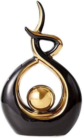 Home Decor Modern Abstract Art Ceramic Statue Table Decorations for Dining Room Living Room Office Centerpiece