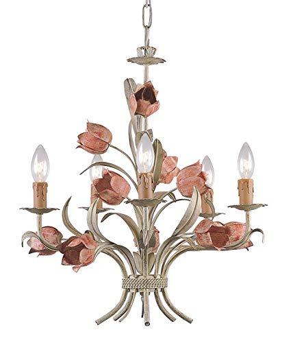 Crystorama Lighting Southport 5 - Light Chandelier in Sage Rose