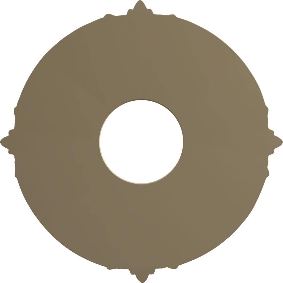 Ekena Millwork 12 3/4"OD x 4"ID x 1/2"P Attica Ceiling Medallion (Fits Canopies up to 4")