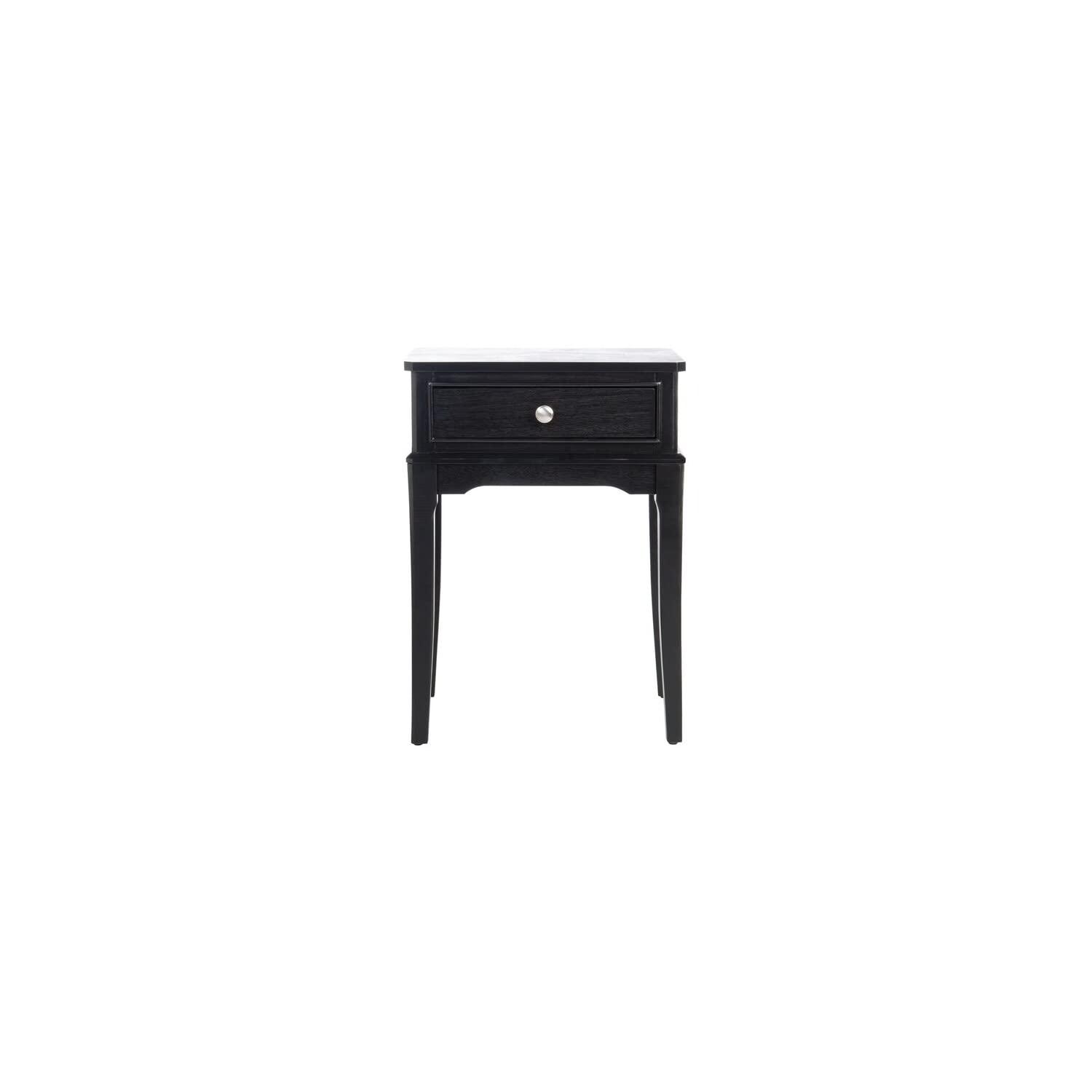 Opal 1 Drawer Accent Table - ACC5719B - Black - Safavieh