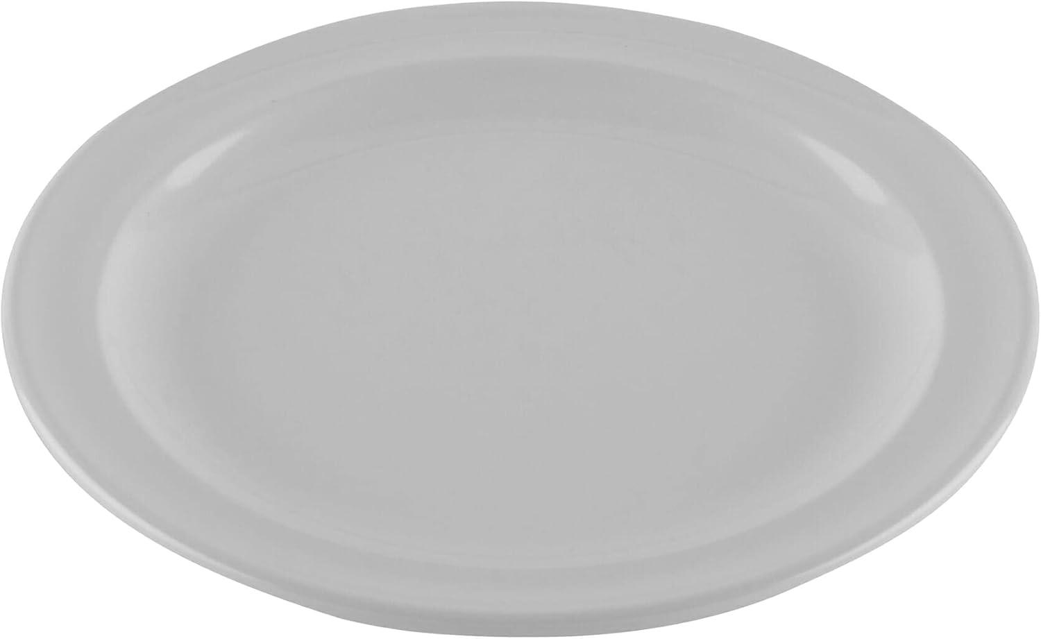GET DP-506-W Melamine Round Appetizer Plates, 6.5", White (Set of 12)
