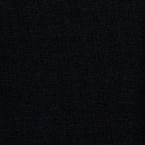 East West Furniture WEDR7-BLK-24 7 Piece Dining Set Consist of a Rectangle Dining Room Table with Butterfly Leaf and 6 Black Color Linen Fabric Upholstered Chairs, 42x60 Inch, Black