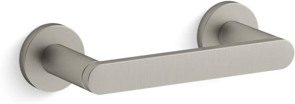 Vibrant Brushed Nickel Wall Mounted Toilet Paper Holder