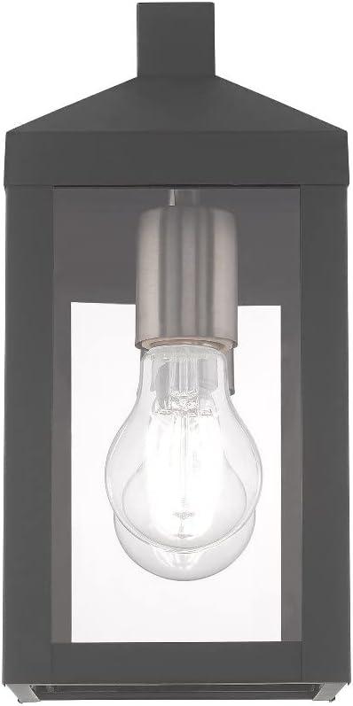 Livex Lighting Nyack 1 - Light Wall Light in  Brushed Nickel