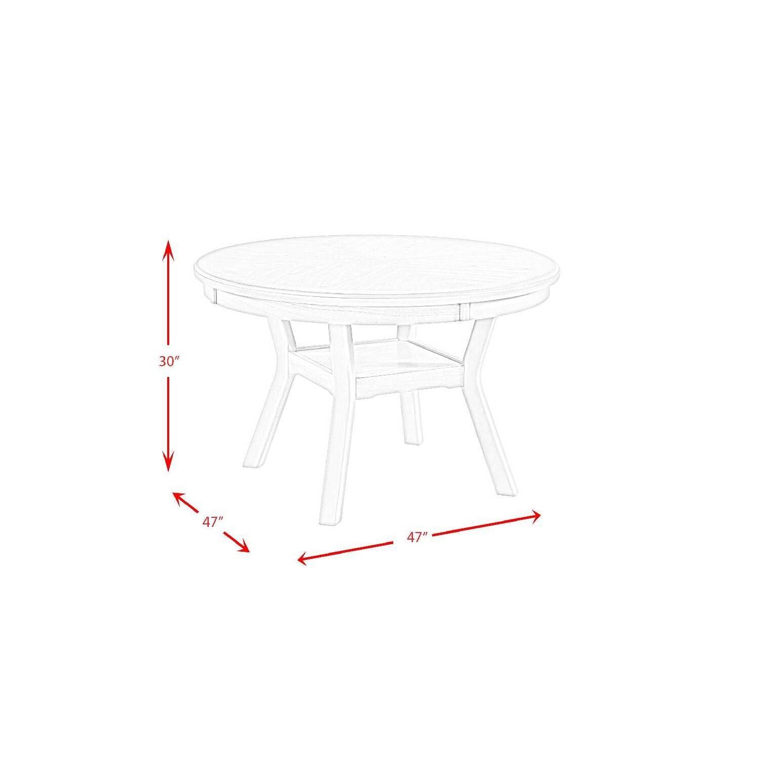 Taylor Standard Height Dining Table Walnut - Picket House Furnishings: Modern Style, 4-Seater, MDF & Acacia Frame