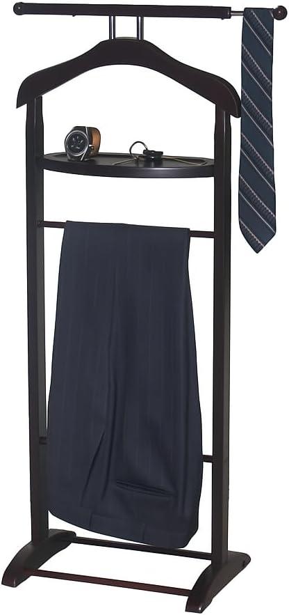 Knight Solid Wood Freestanding Valet Stand