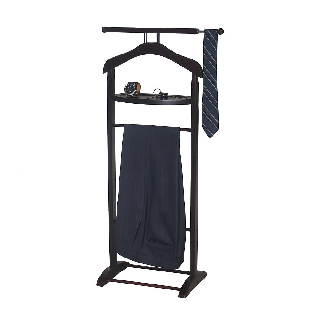 Knight Solid Wood Freestanding Valet Stand