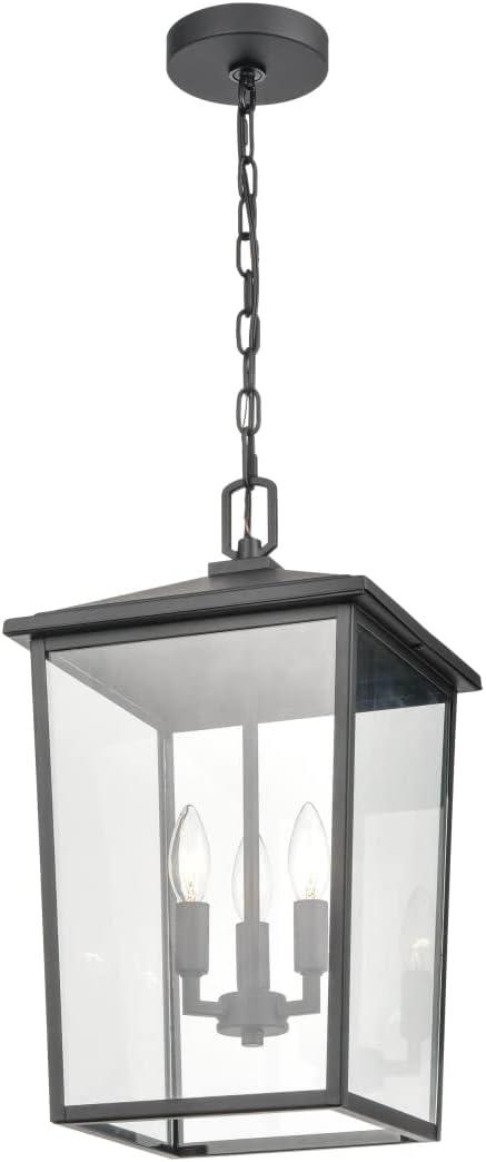 Messerly 3 Light 11" Wide Outdoor Taper Candle Pendant