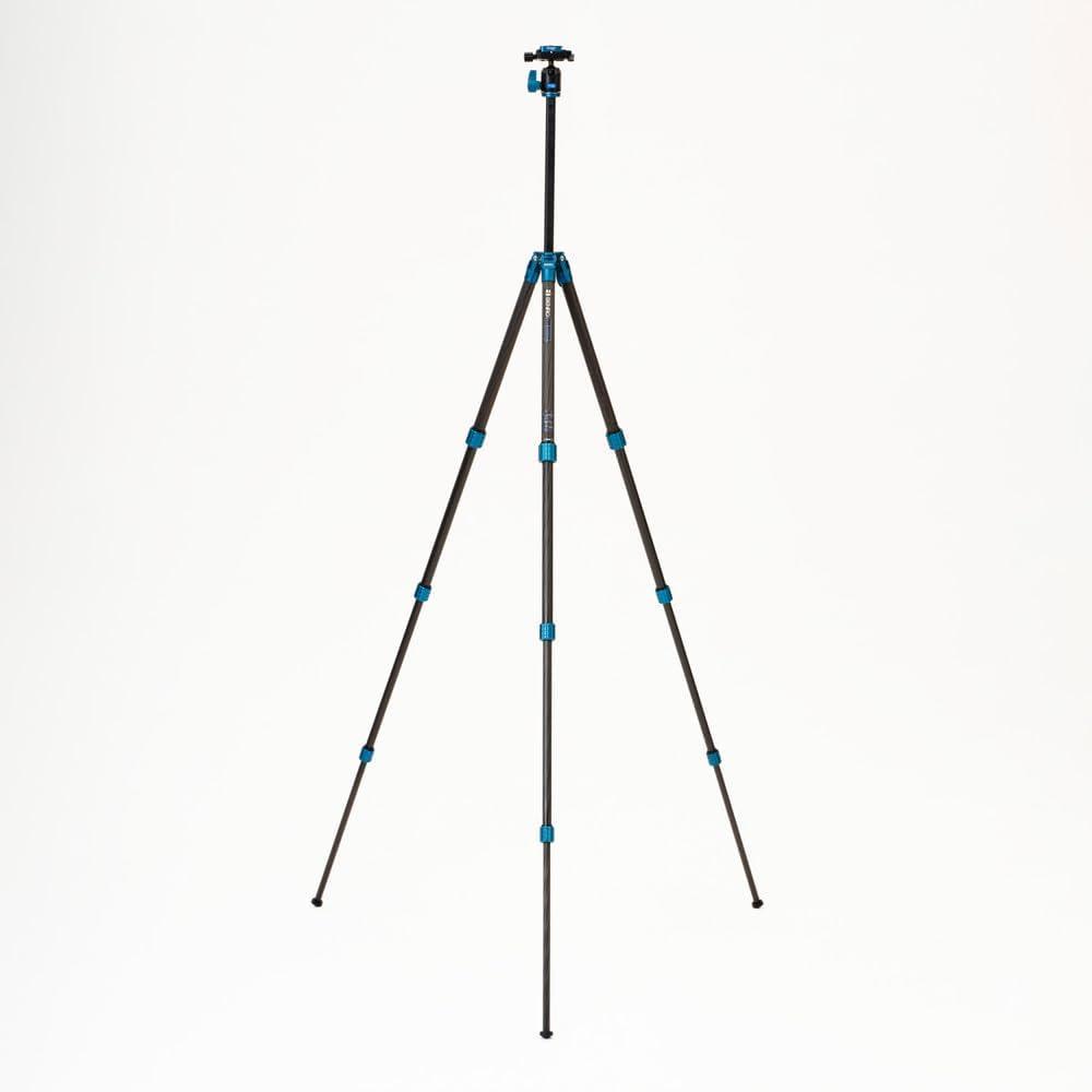 Benro 61.4" Black and Blue Aluminum Tripod with Ball Head