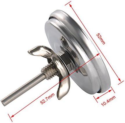 2X BBQ Thermometer Gauge - Barbecue BBQ Pit Smoker Grill Thermometer Temp Gauge - 2Pack