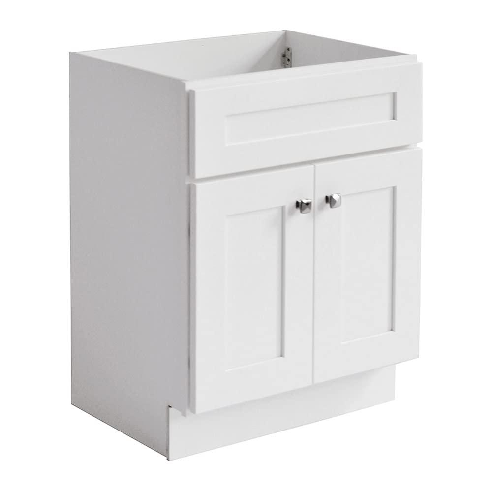 Design House Brookings 30 Inch Bathroom Vanity, Ready to Assemble, Solid Wood, Sherwin Williams – Design House, 587089
