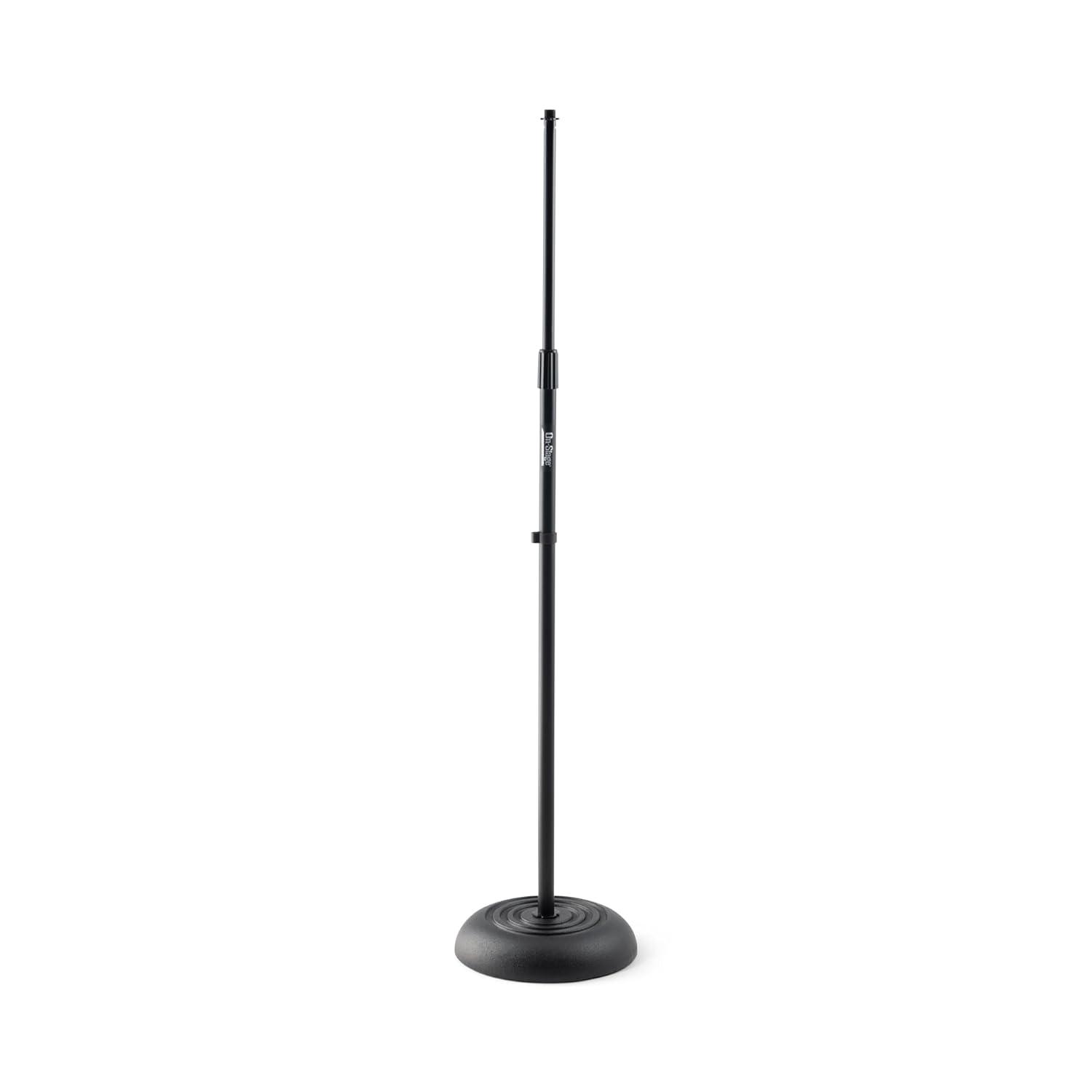 On-Stage MS7201B Round Base Microphone Stand