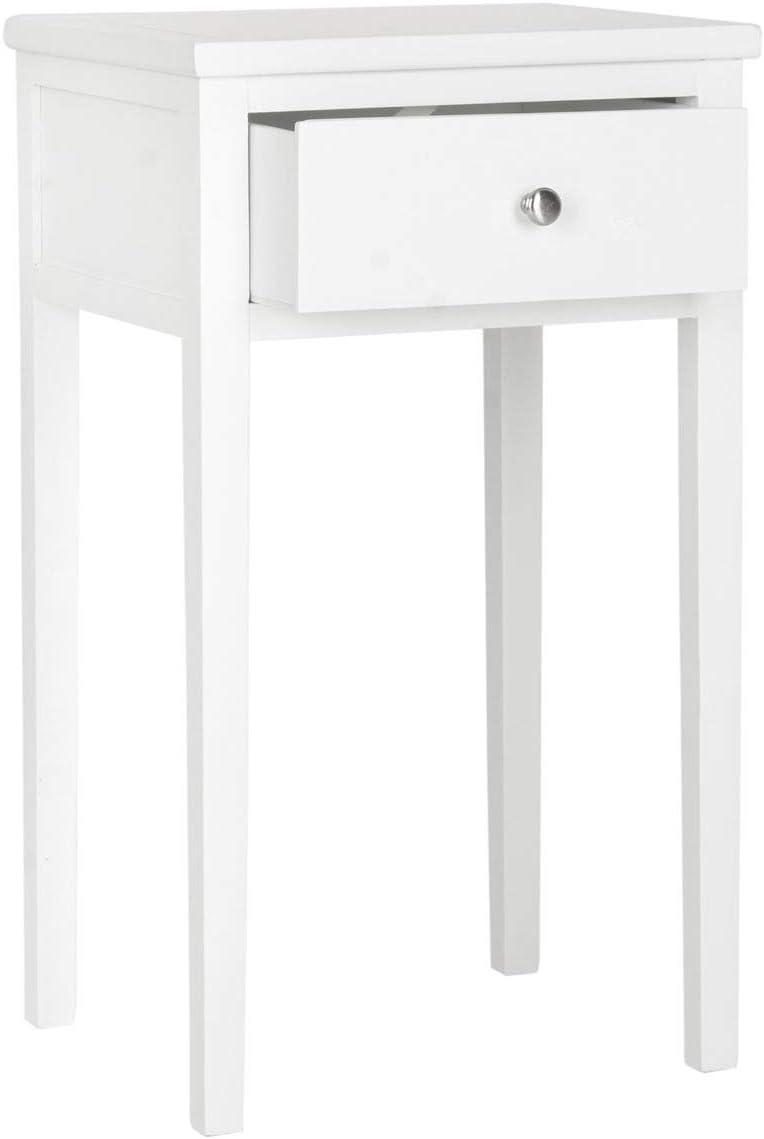 SAFAVIEH Abel Nightstand With Storage Drawer White Birch