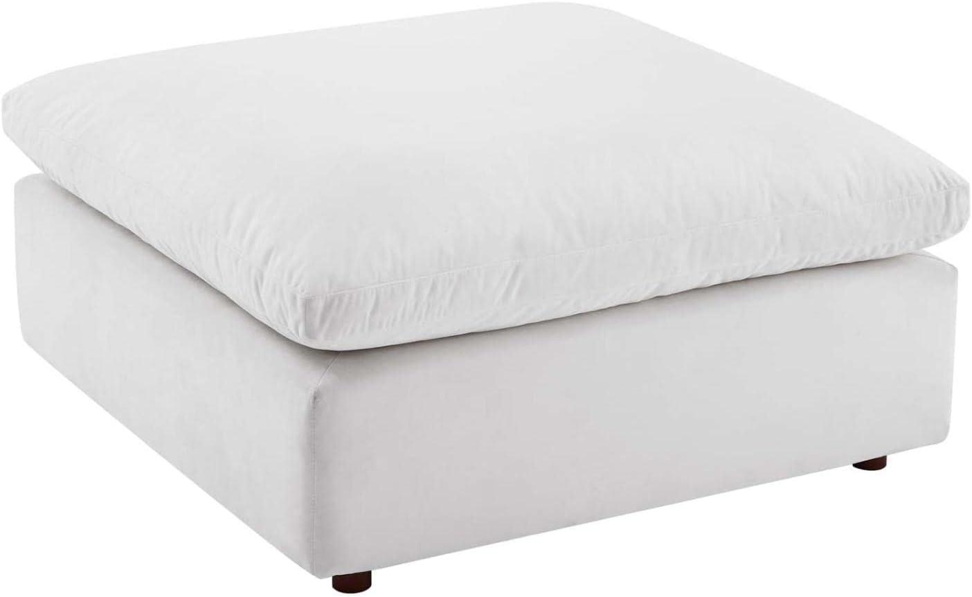 Modway Commix Down Filled Overstuffed Performance Velvet Ottoman