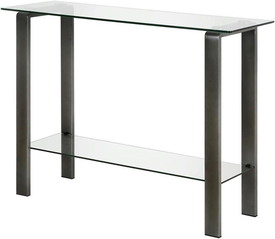 Gunmetal Gray Console Table - Henn&Hart