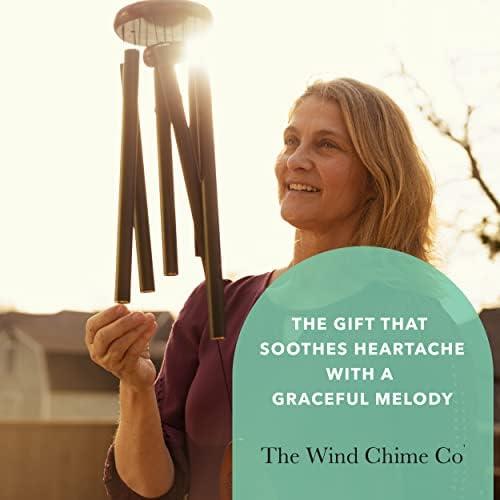 Sympathy Gifts for Loss of Loved One 32" Memorial Wind Chimes for Loss of Loved One Bereavement Condolence Gifts Sympathy Windchimes Memory Wind Chime with Memorial Card