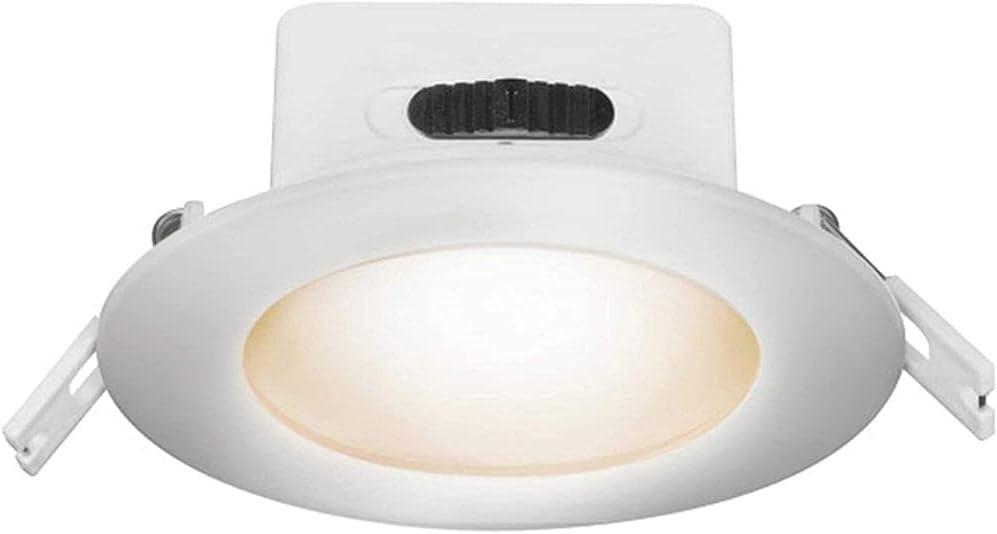 Feit Electric Warm White 4 in. W Aluminum LED Dimmable Recessed J-Box Downlight 10 W