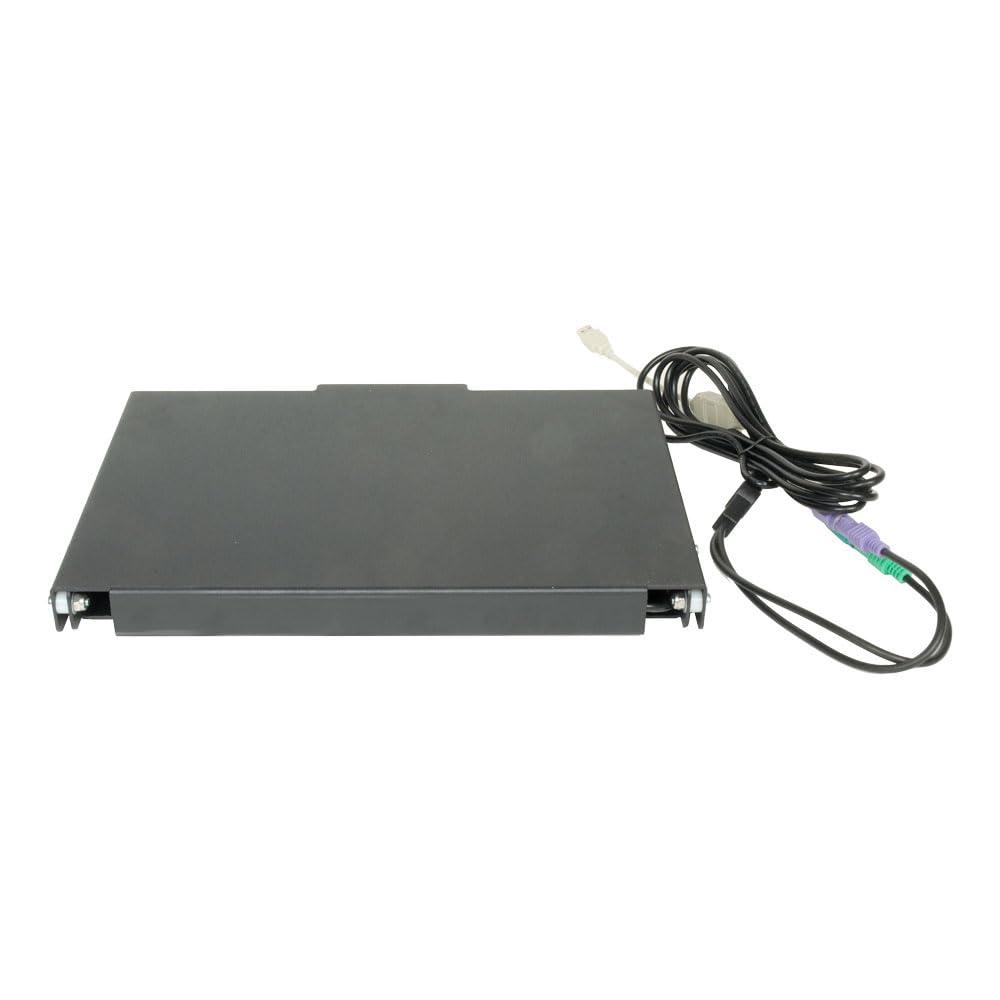 RackSolutions Folding Wall Mount for Compact Keyboard - Space-Saving Wall-Mounted Keyboard Tray for TKL or Full-Size Keyboards