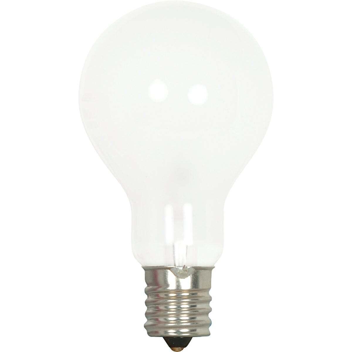 40W Frosted Warm White Incandescent A15 Light Bulbs