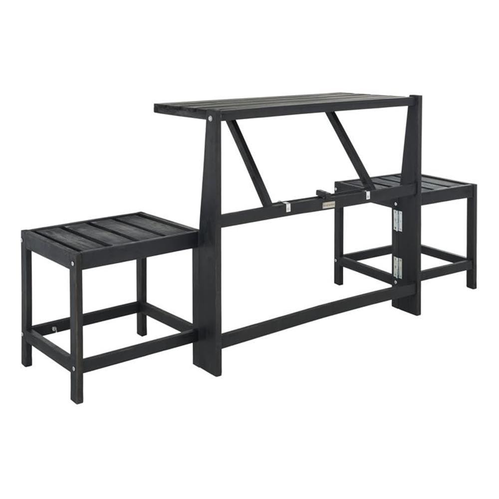 Belamy Transformer Bench - Outdoor - PAT6752 - Dark Slate Gray - Safavieh