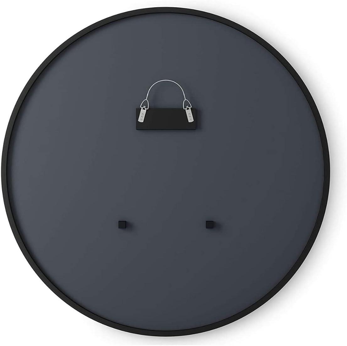 Hub Rubber Round Wall Mirror