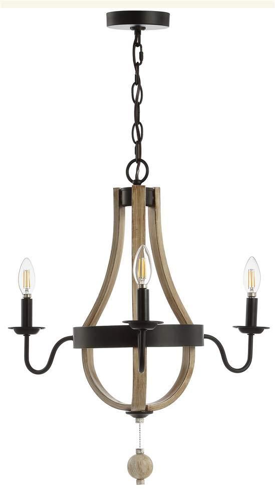 Kamari 3 Light 23" Pendant - CHA4014 - Assorted - Safavieh