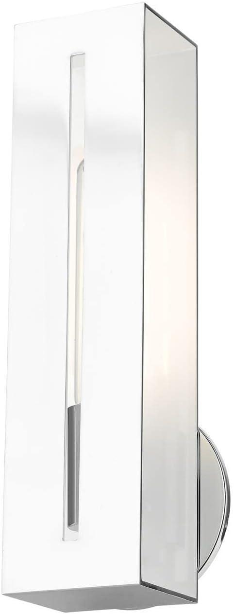 Livex Lighting Soma 1 - Light Wall Light in  Polished Chrome
