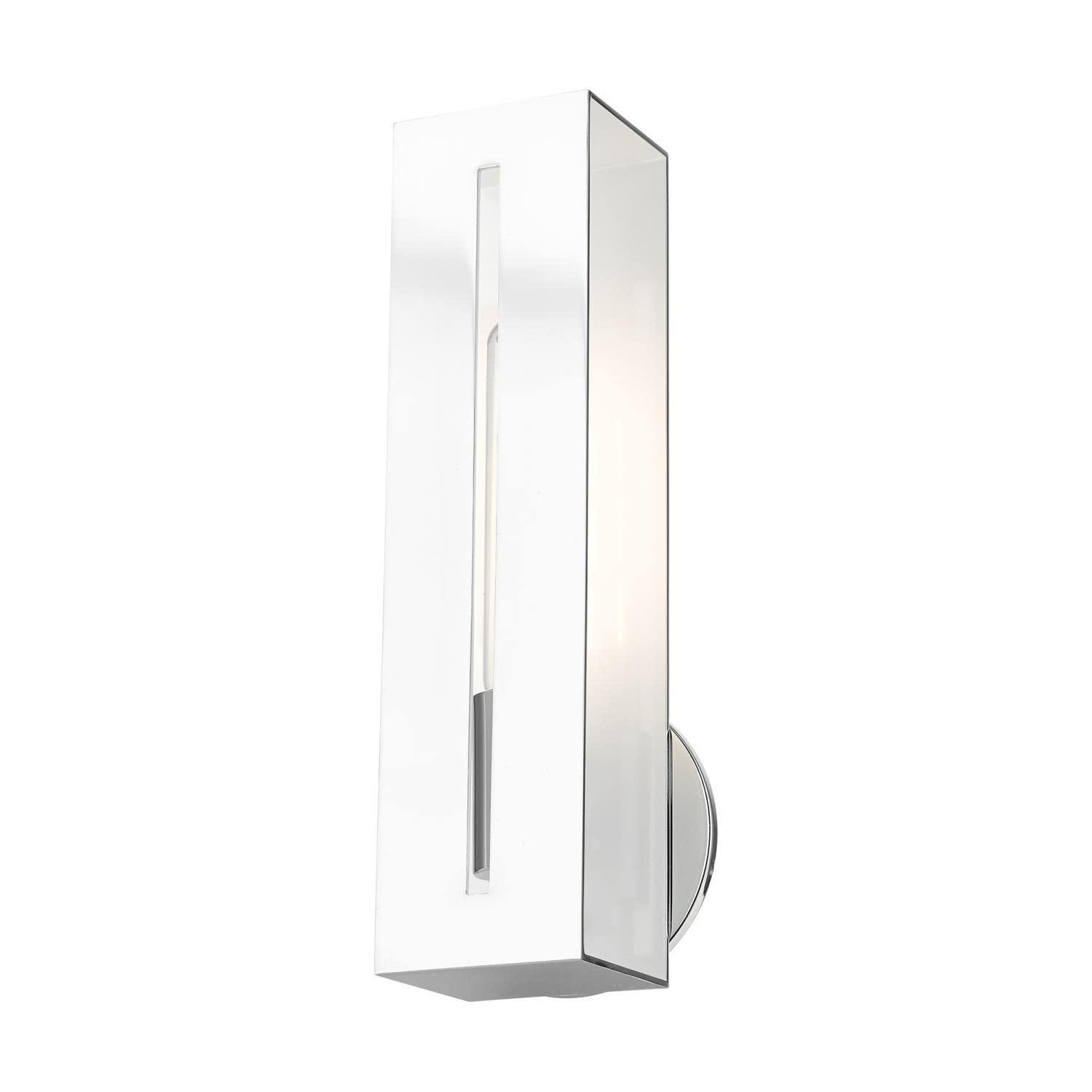 Livex Lighting Soma 1 - Light Wall Light in  Polished Chrome
