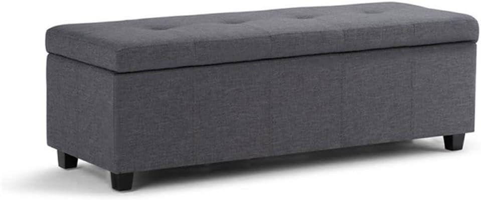 Simpli Home Castleford Large Storage Ottoman Bench